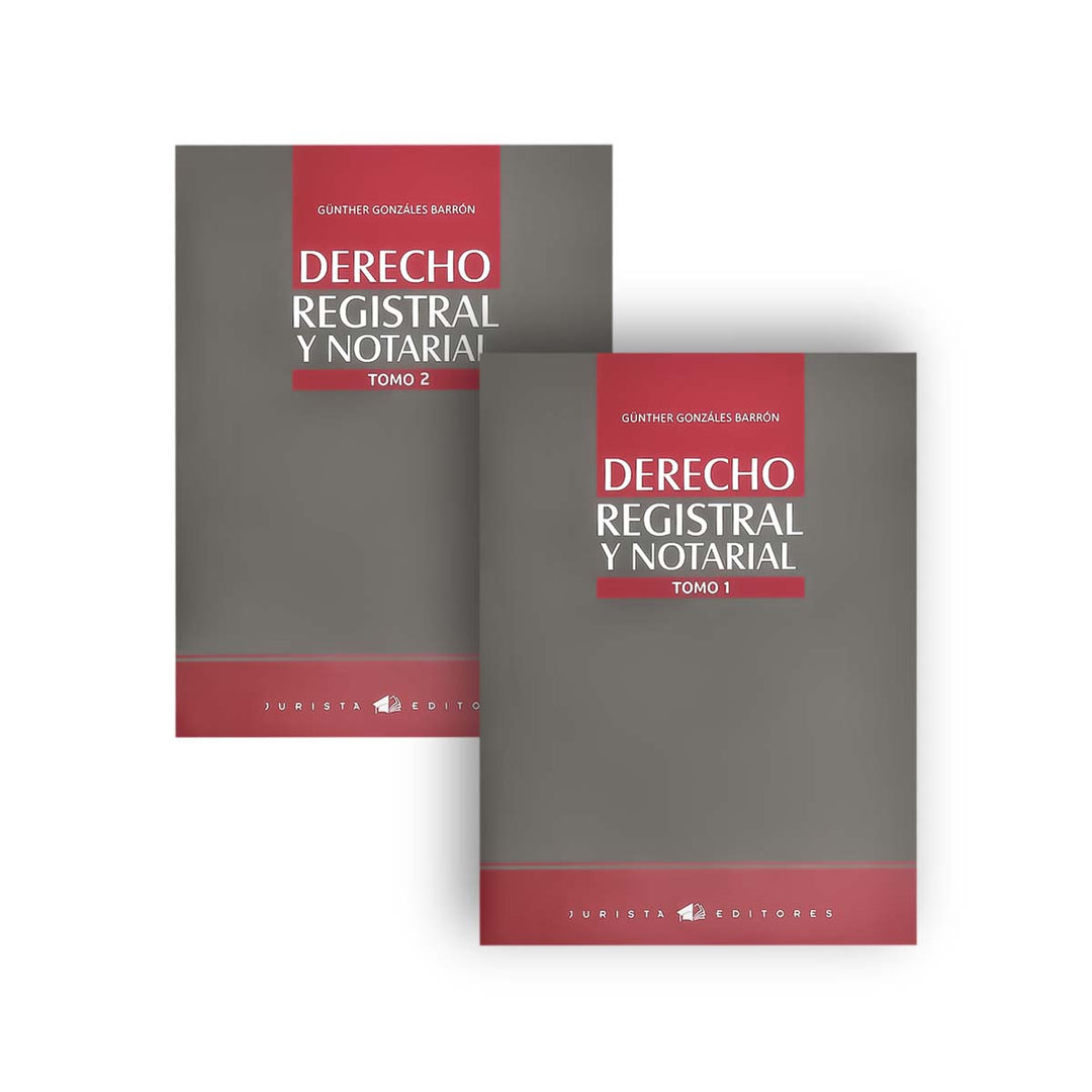 Cubierta del libro Derecho Registral y Notarial.