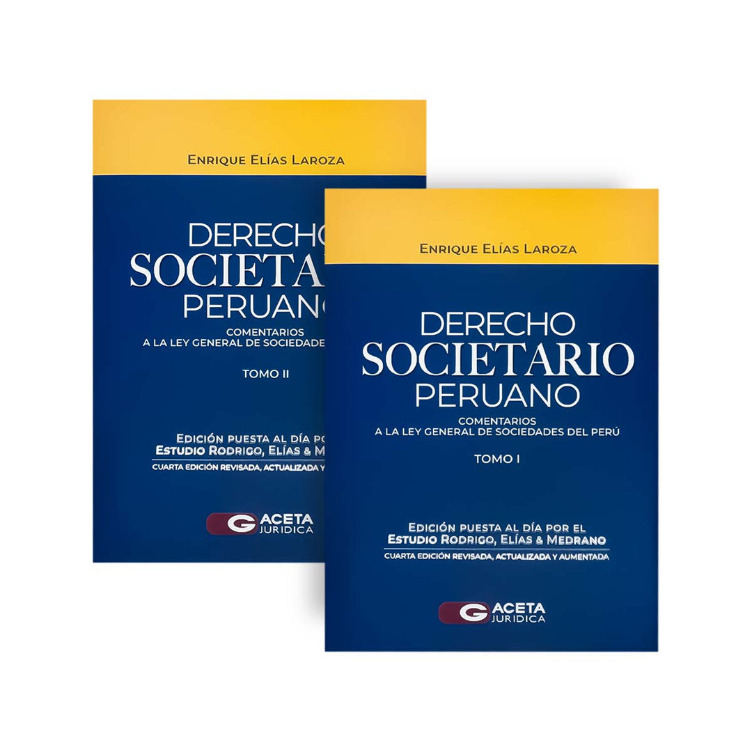 Cubierta del libro Derecho Societario Peruano 2023.