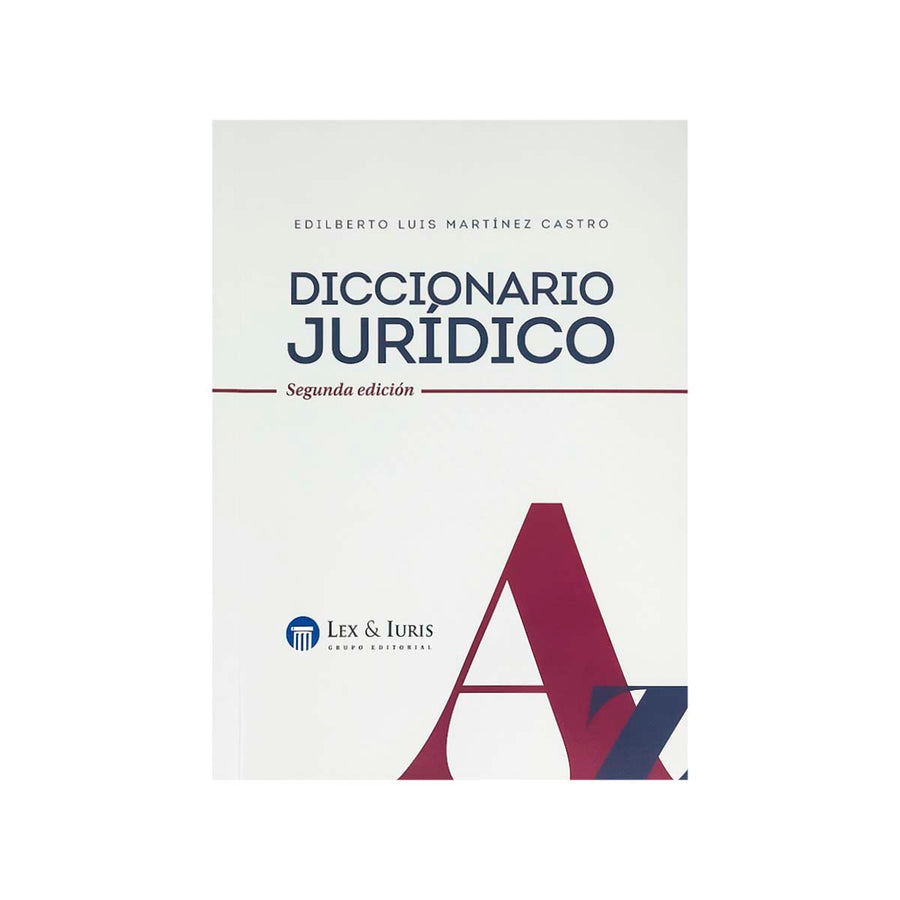 Cubierta del libro Diccionario Jurídico: Segunda Edición.