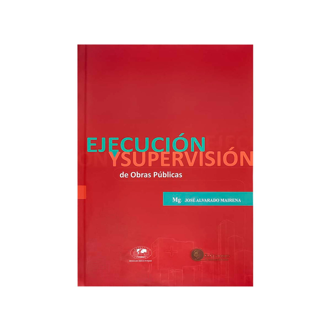 Cubierta del libro Ejecución y Supervisión de Obras Públicas.