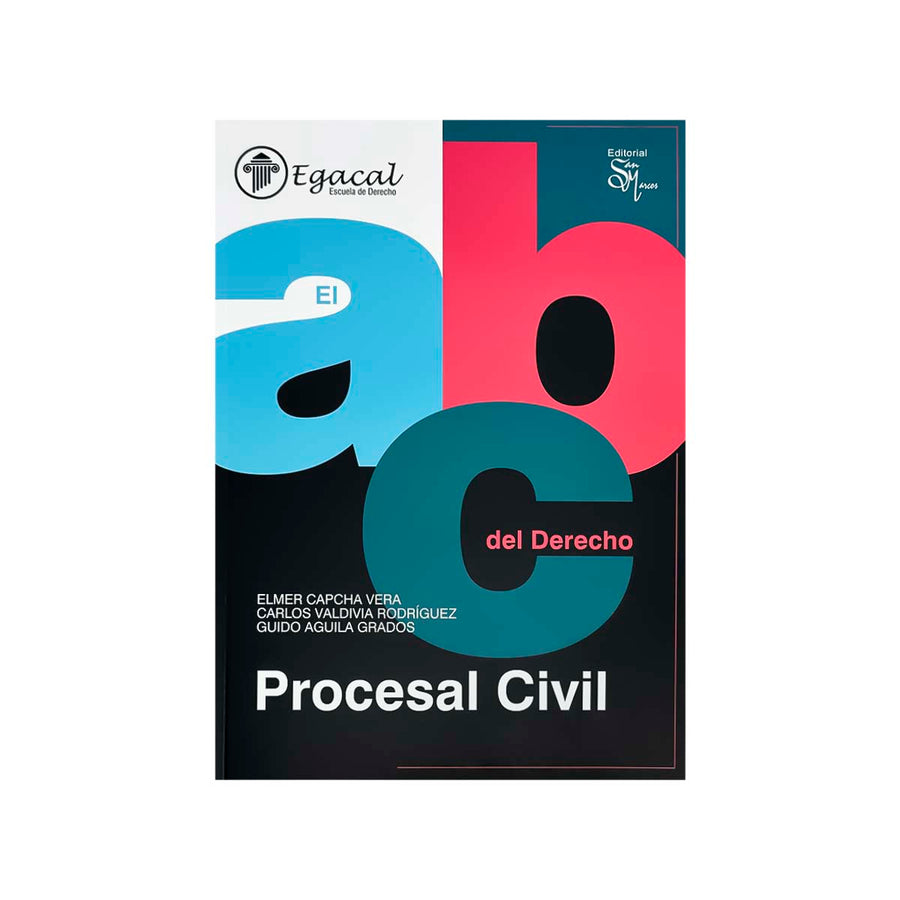 Cubierta del libro El ABC del Derecho: Procesal Civil.
