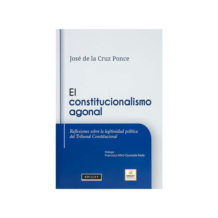 Cubierta del libro El Constitucionalismo Agonal.