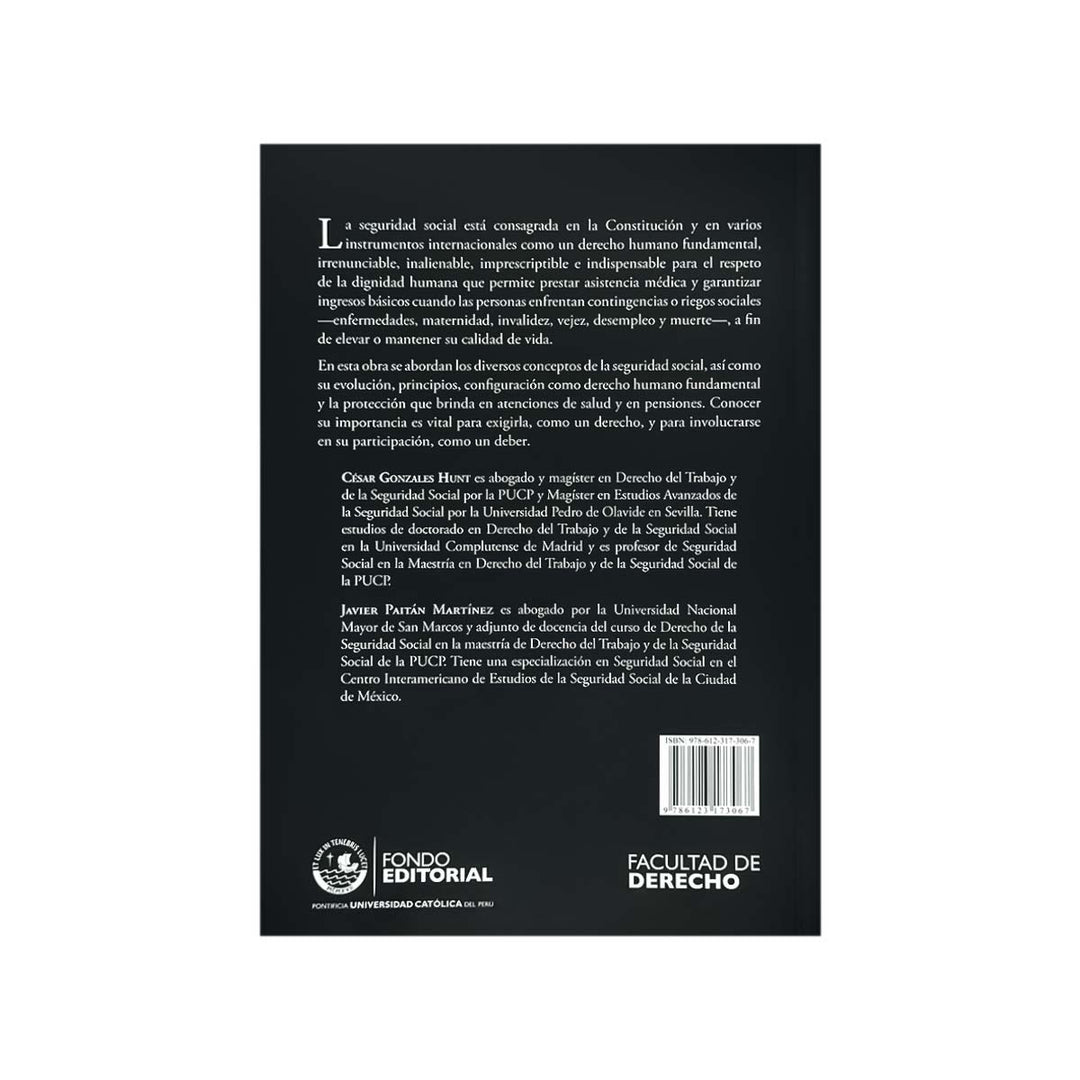 Contracubierta del libro El Derecho a la Seguridad Social.
