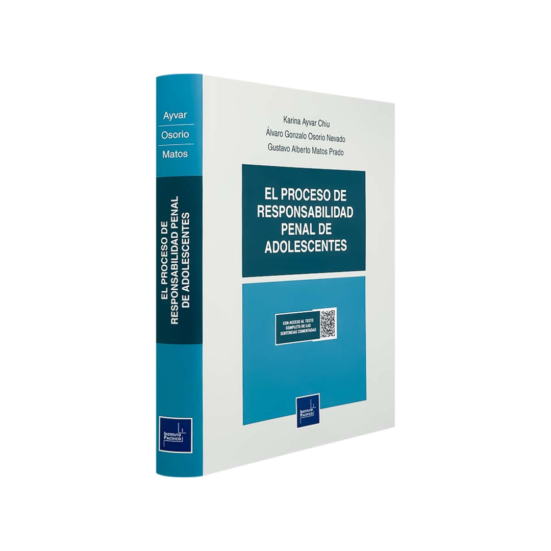 Contracubierta del libro El Proceso de Responsabilidad Penal de Adolescentes.