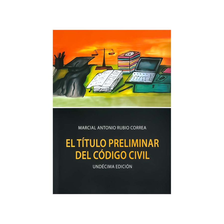 Cubierta del libro El Título Preliminar del Código Civil.