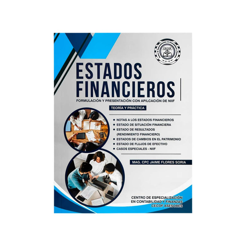 Cubierta del libro Estados Financieros: Formulación y Presentación Base NIIF.