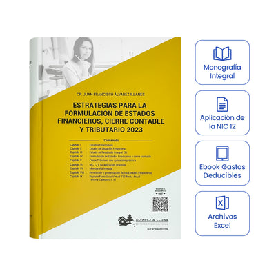 Cubierta del libro Estrategia para la Formulación de Estados Financieros, Cierre Contable y Tributario 2023.