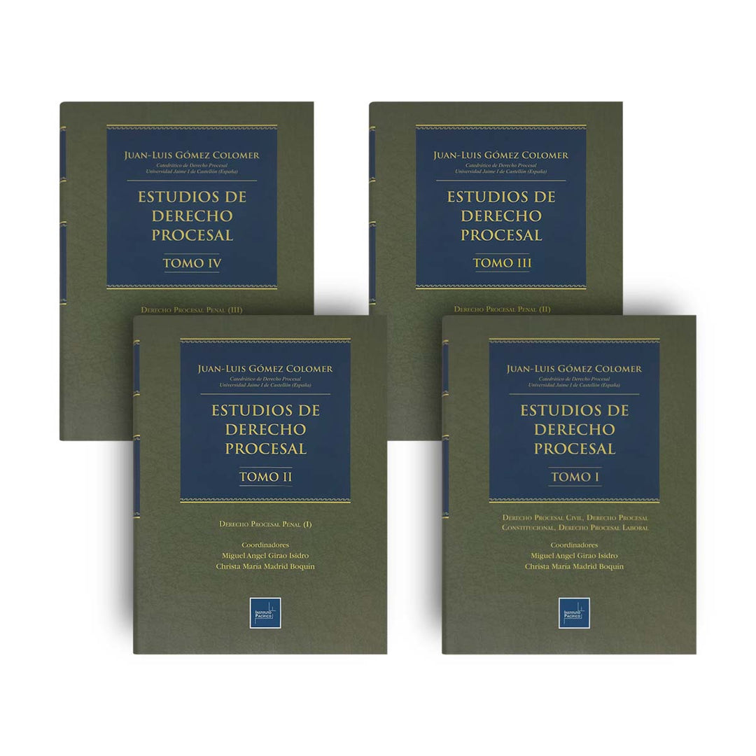 Cubierta del libro Estudios de Derecho Procesal.