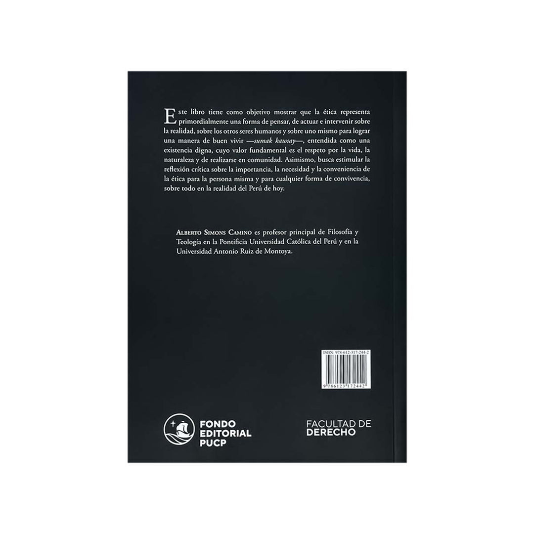 Contracubierta del libro Ética y Ejercicio de la Ciudadanía.