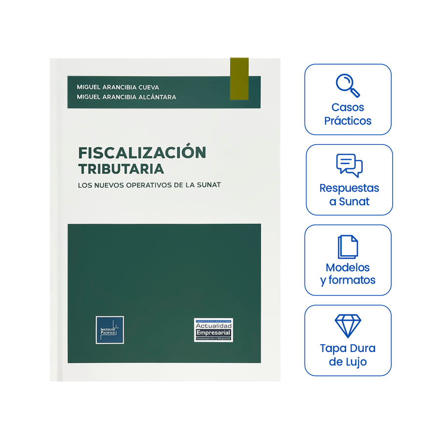 Cubierta del libro Fiscalización Tributaria: Los Nuevos Operativos de la Sunat.