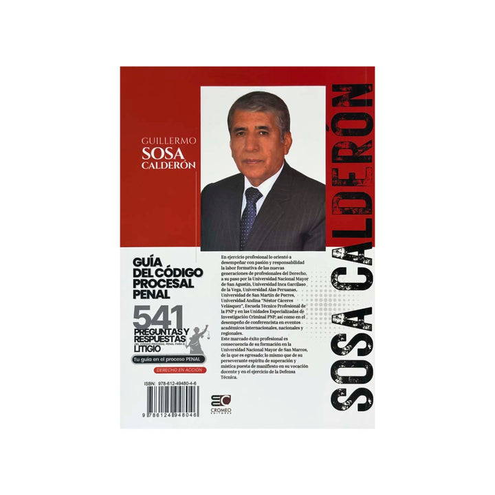 Contracubierta del libro Guía del Código Procesal Penal.