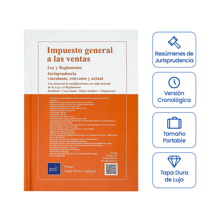 Cubierta del libro Impuesto General a las Ventas 2024: Jurisprudencia Vinculante, Relevante y Actual.