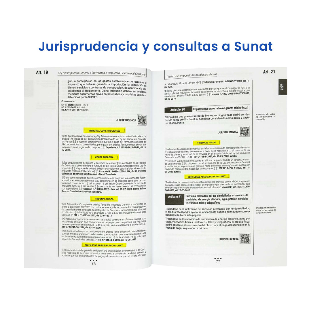 Impuesto General a las Ventas: Jurisprudencia Vinculante, Relevante y Actual