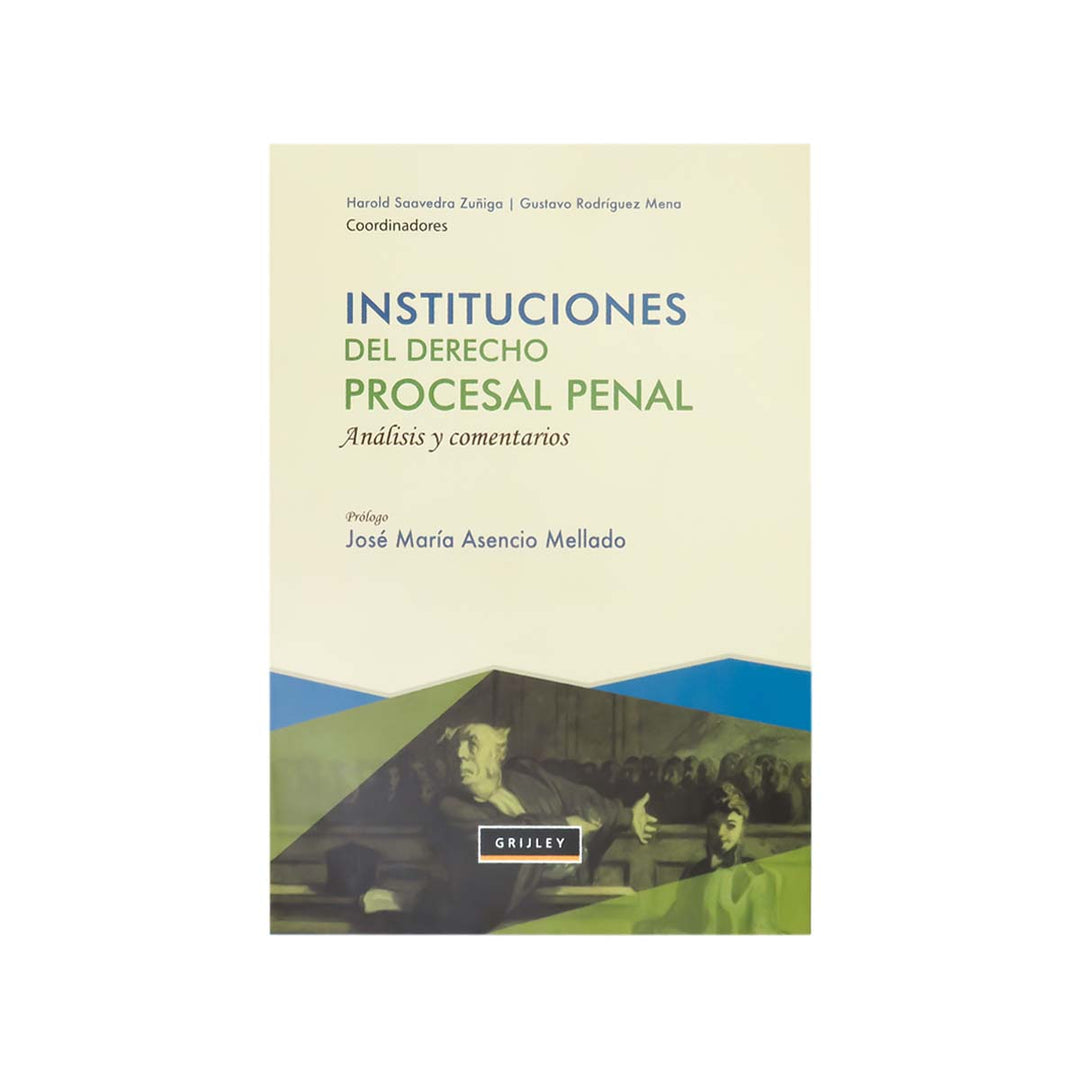 Cubierta del libro Instituciones del Derecho Procesal Penal.