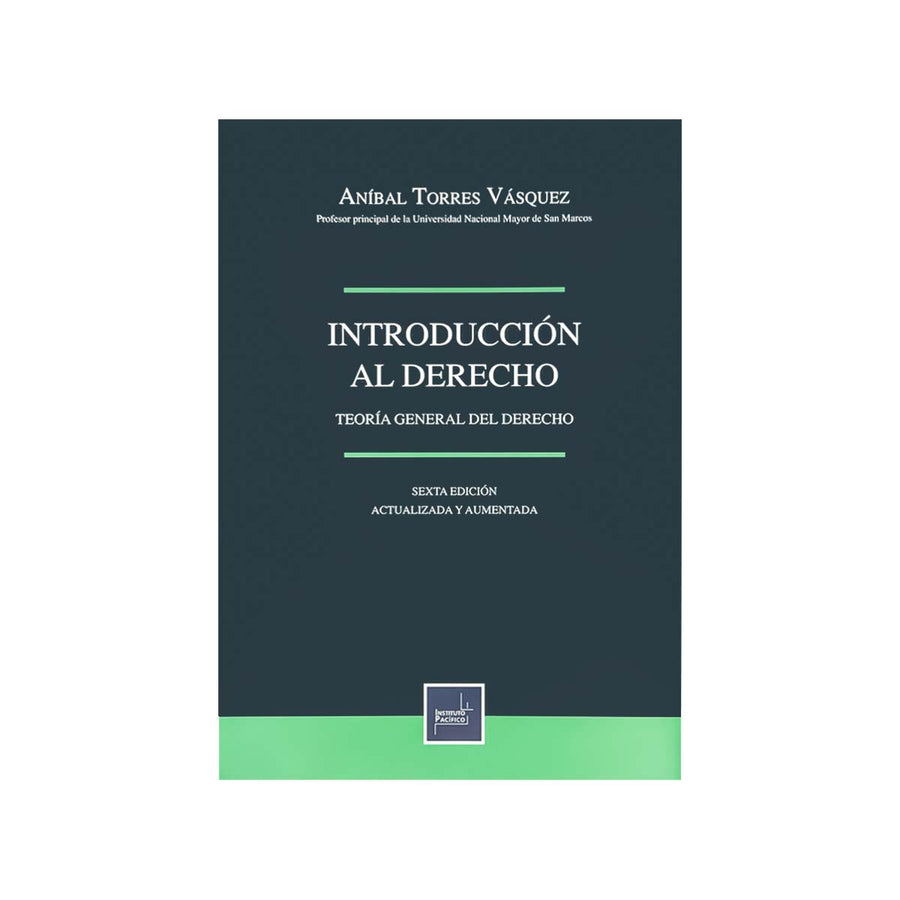 Cubierta del  libro Introducción al Derecho: Teoría General del Derecho.