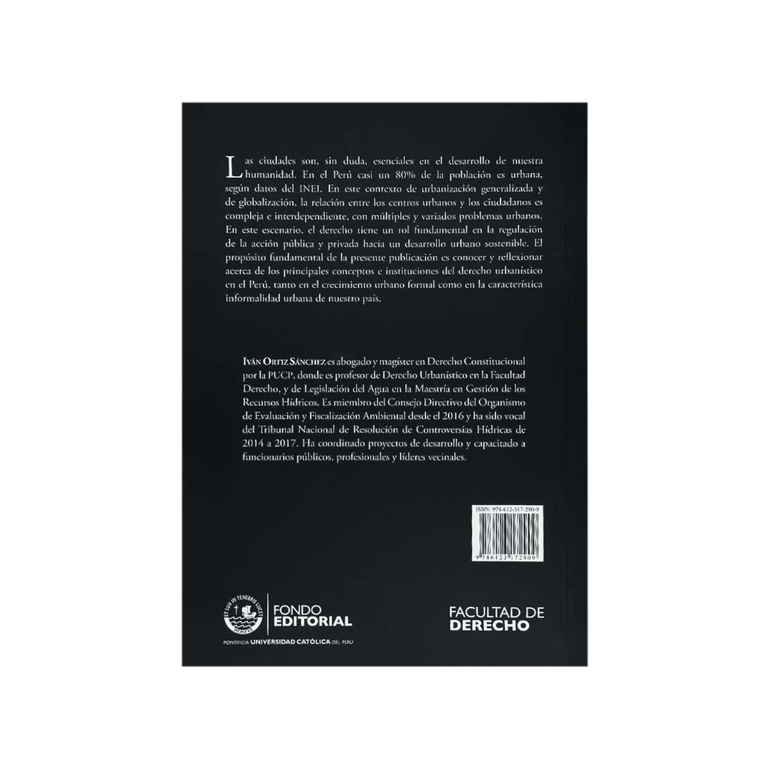 Contracubierta del libro Introducción al Derecho Urbanístico.