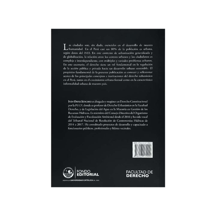 Contracubierta del libro Introducción al Derecho Urbanístico.