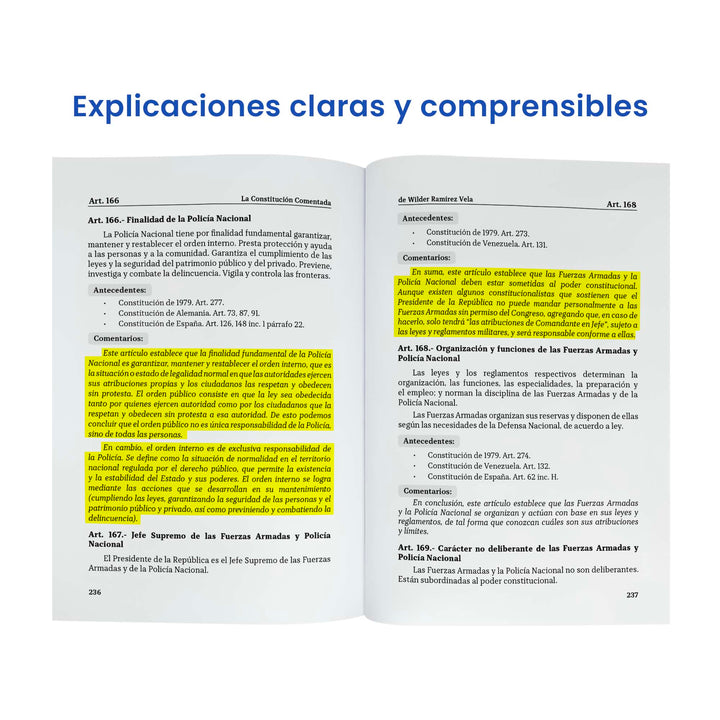 La Constitución Comentada: Artículos con Explicaciones Comprensibles (Edición 2025)