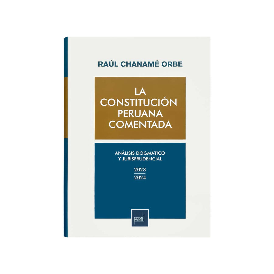 Cubierta del libro La Constitución Peruana Comentada.