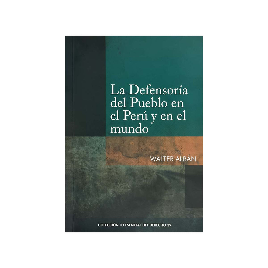 Cubierta del libro La Defensoría del Pueblo en el Perú y en el Mundo.