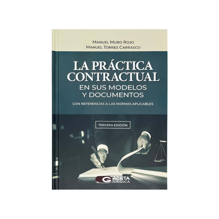 Cubierta del libro La Práctica Contractual en sus Modelos y Documentos.