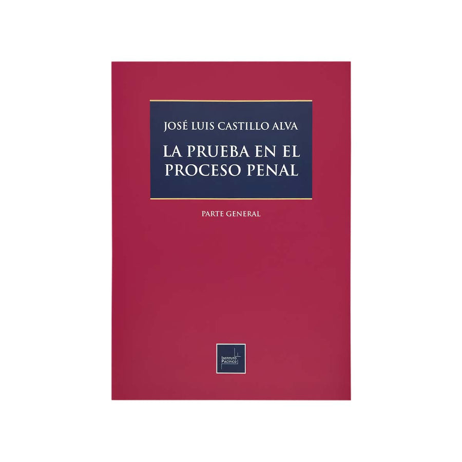 Cubierta del  libro La Prueba en el Proceso Penal 2023.