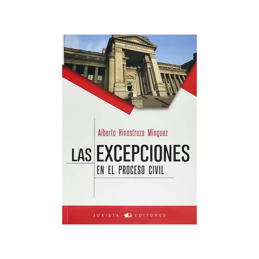 Cubierta del libro Las Excepciones en el Proceso Civil.