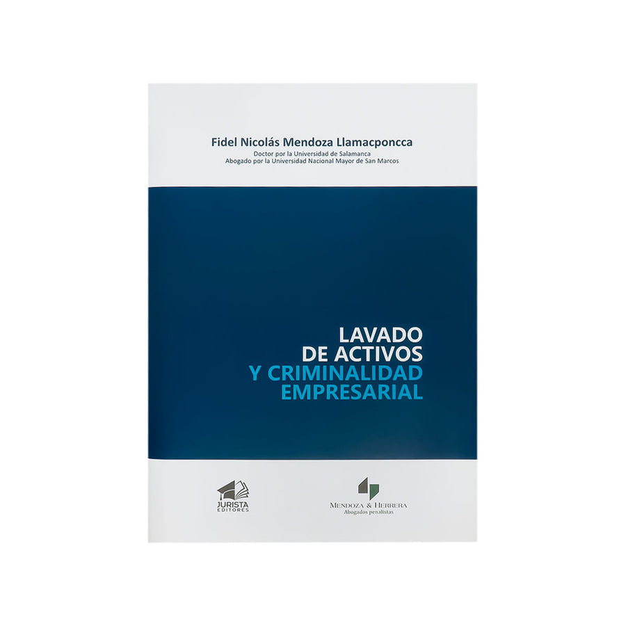 Cubierta del libro Lavado de Activos y Criminalidad Empresarial.