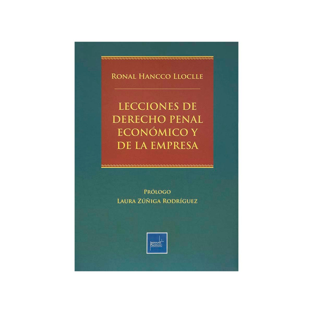 Cubierta del libro Lecciones de Derecho Penal Económico y de la Empresa.