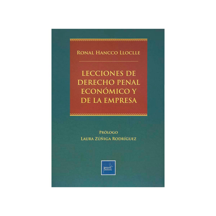 Cubierta del libro Lecciones de Derecho Penal Económico y de la Empresa.
