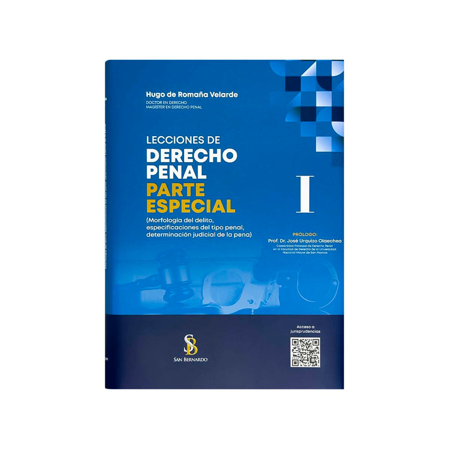 Cubierta del libro Lecciones de Derecho Penal Parte Especial I.