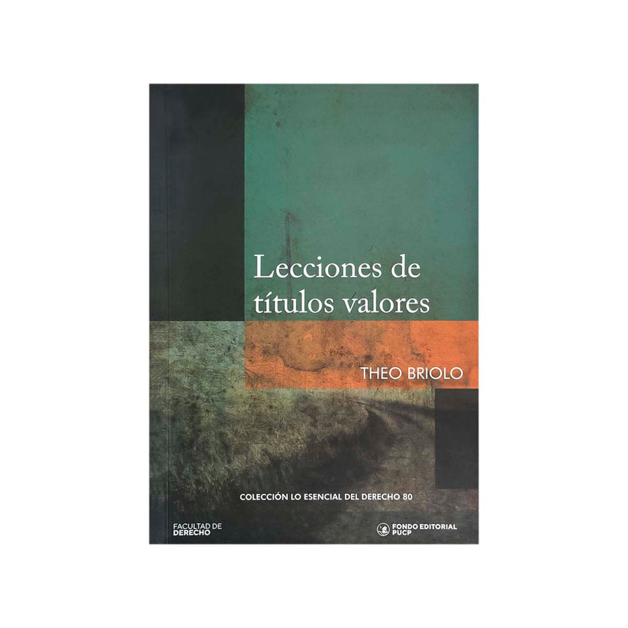 Cubierta del libro Lecciones de Títulos Valores, de Theo Briolo.
