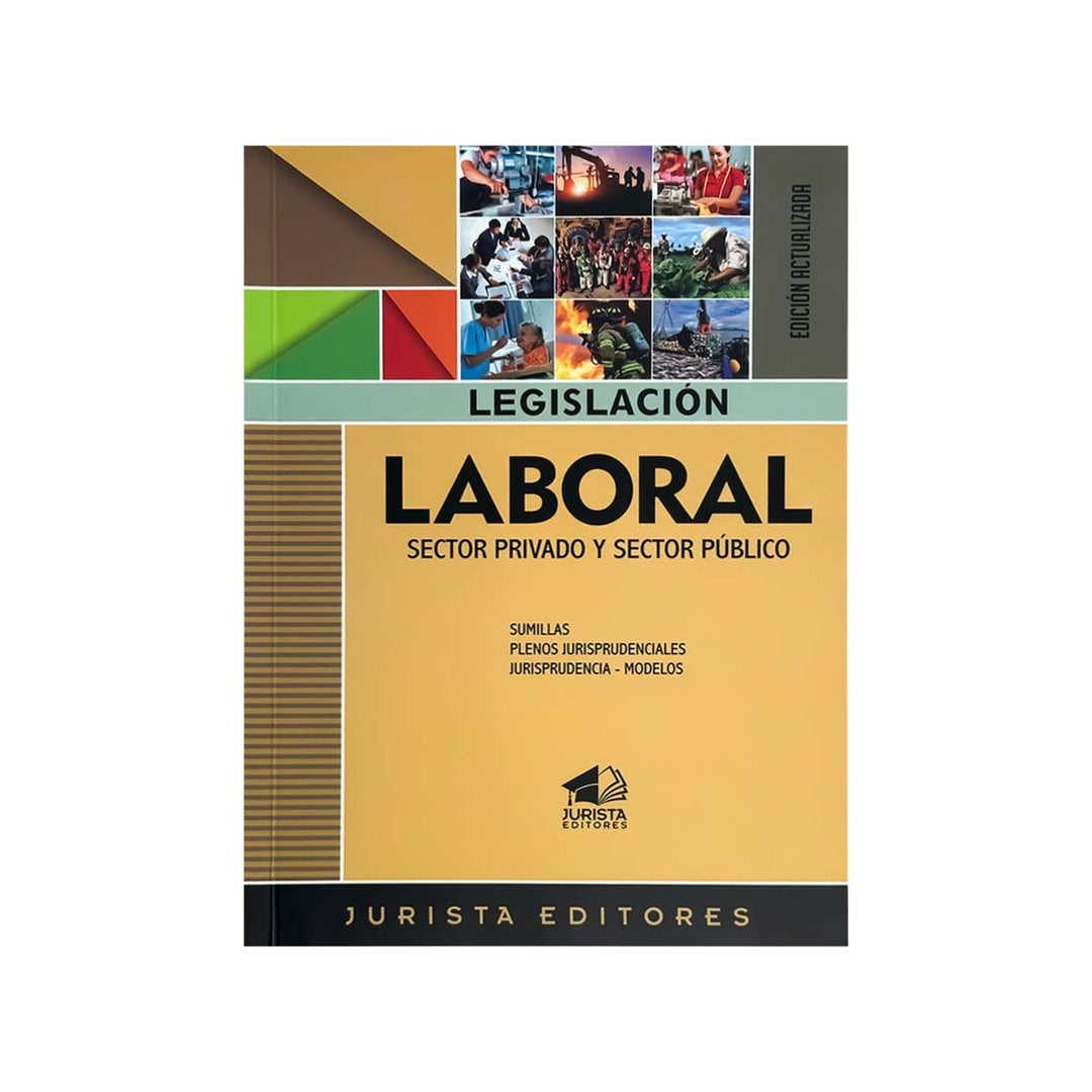 Cubierta del  libro Legislación Laboral.