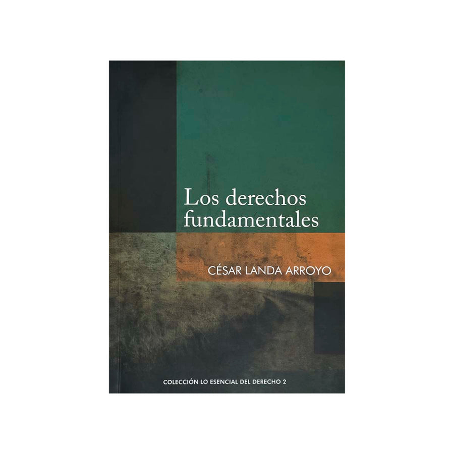 Cubierta del libro Los Derechos Fundamentales, de César Landa Arroyo.