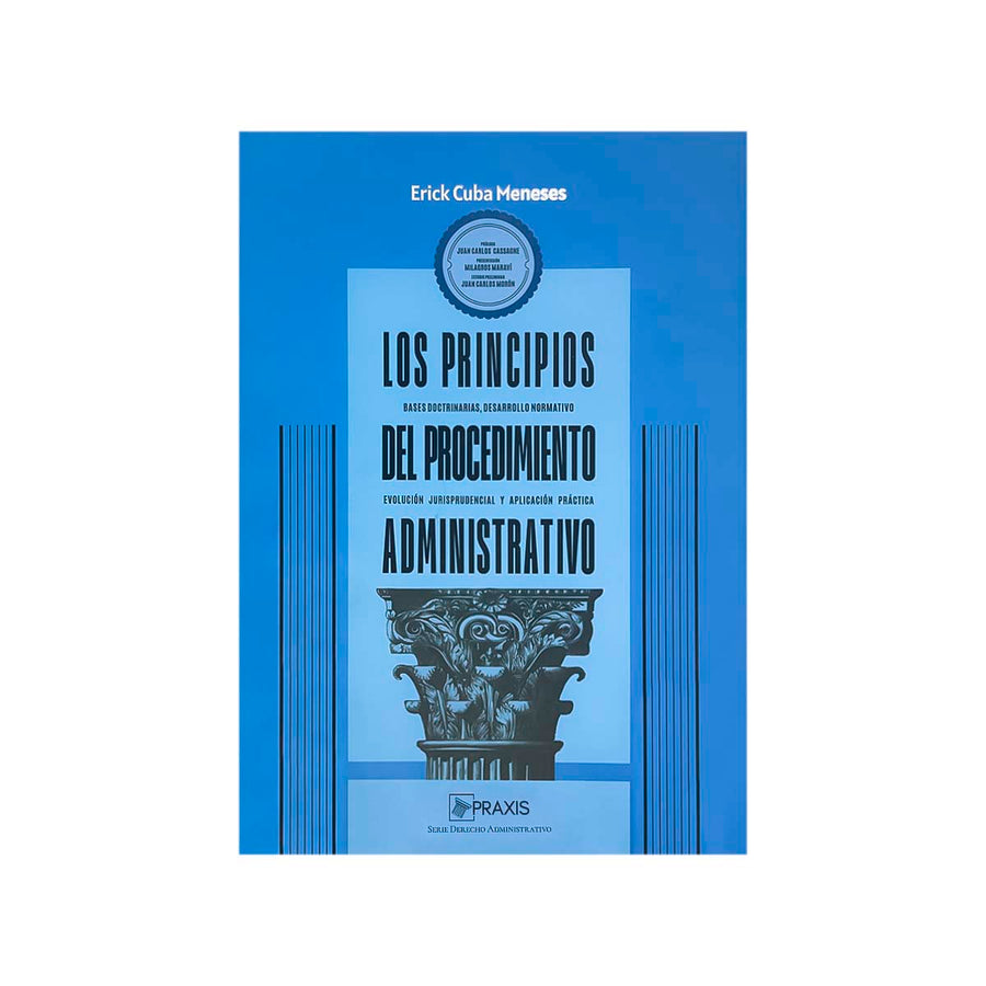 Cubierta del libro Los Principios del Procedimiento Administrativo.