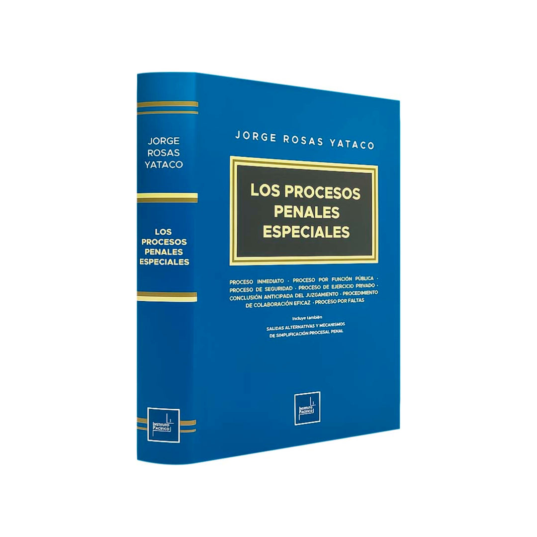 Los Procesos Penales Especiales, de Jorge Rosas Yataco