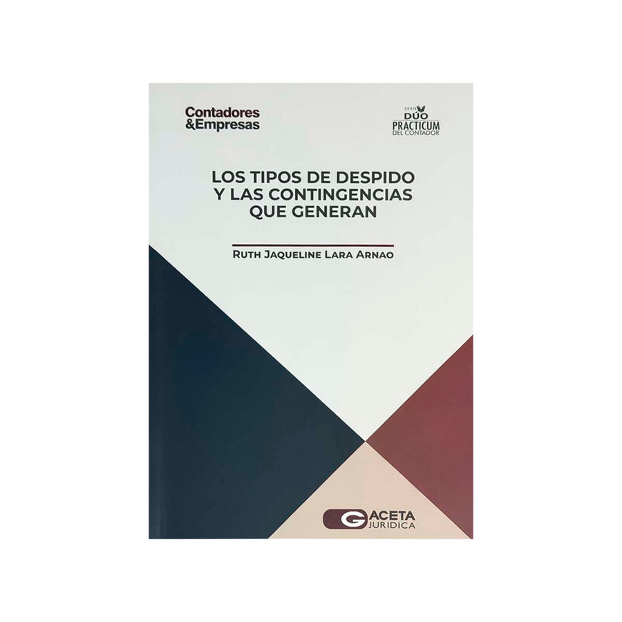 Cubierta del libro Los Tipos de Despido y las Contingencias que Generan.