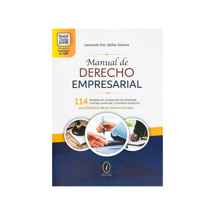 Cubierta del libro Manual de Derecho Empresarial.