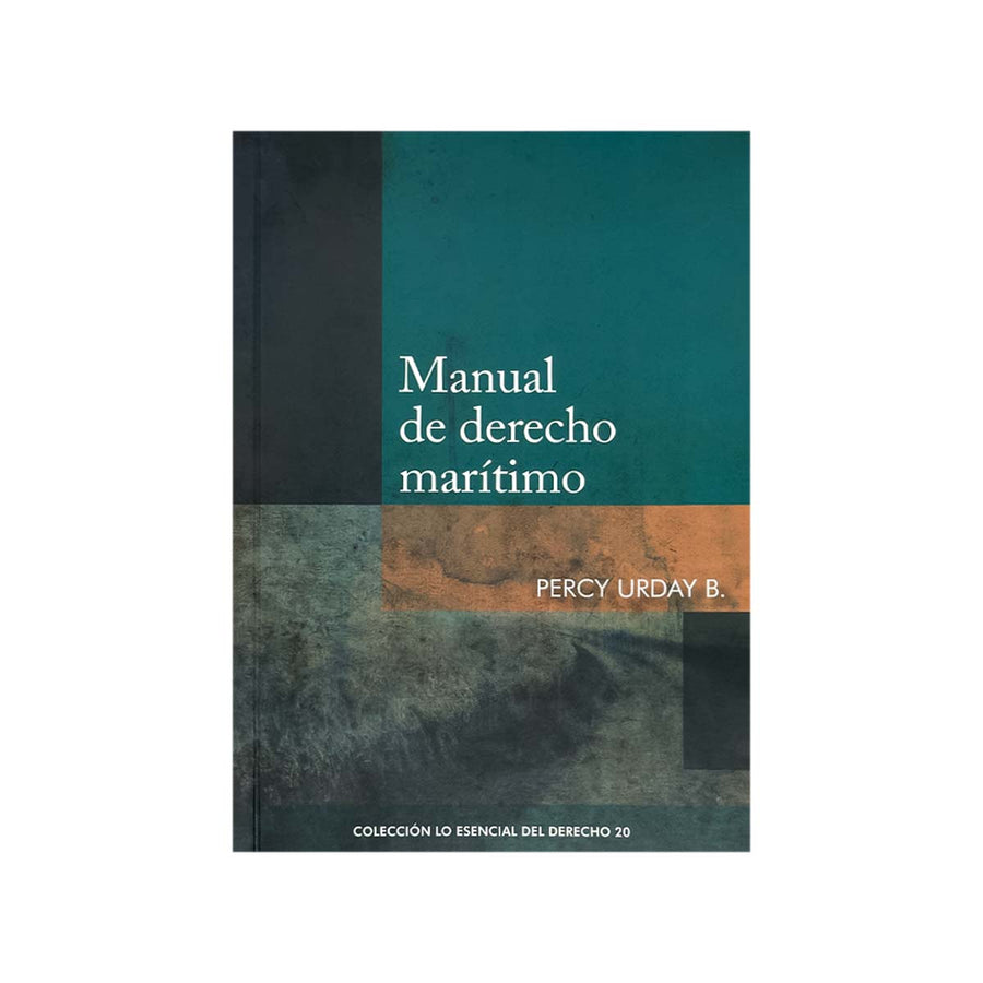 Cubierta del libro Manual de Derecho Marítimo.