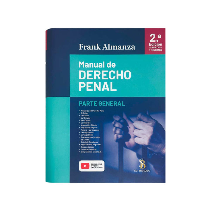 Cubierta del libro Manual de Derecho Penal.