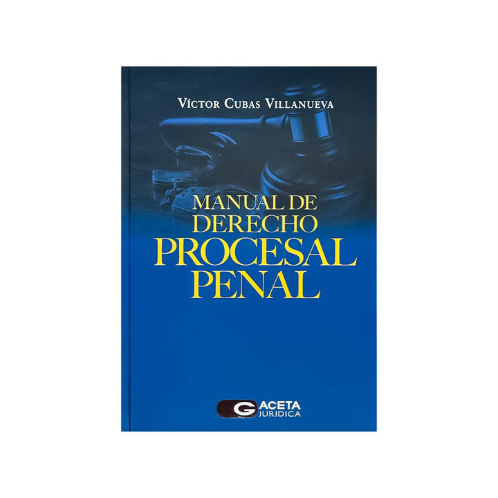 Cubierta del libro Manual de Derecho Procesal Penal.