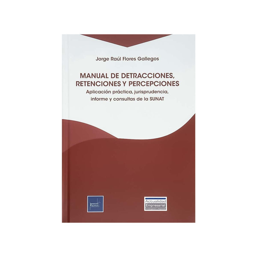 Cubierta del libro Manual de Detracciones, Retenciones y Percepciones.