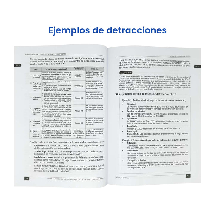 Manual de Detracciones, Retenciones y Percepciones