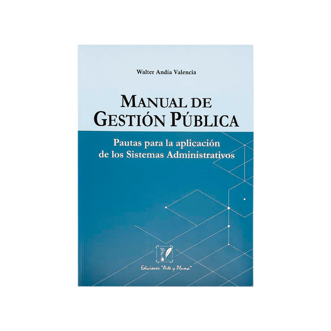 Cubierta del libro Manual de Gestión Pública.