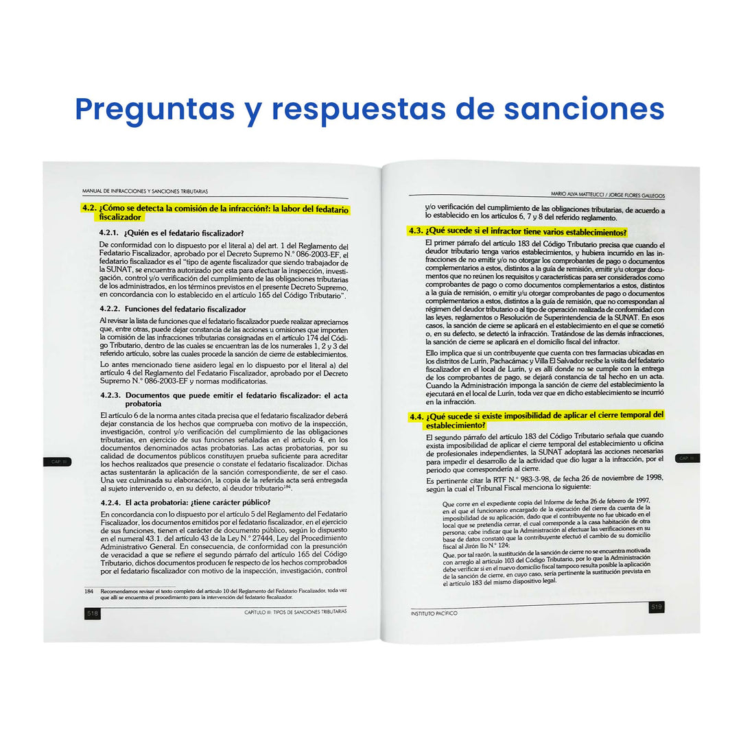 Manual de Infracciones y Sanciones Tributarias 2024