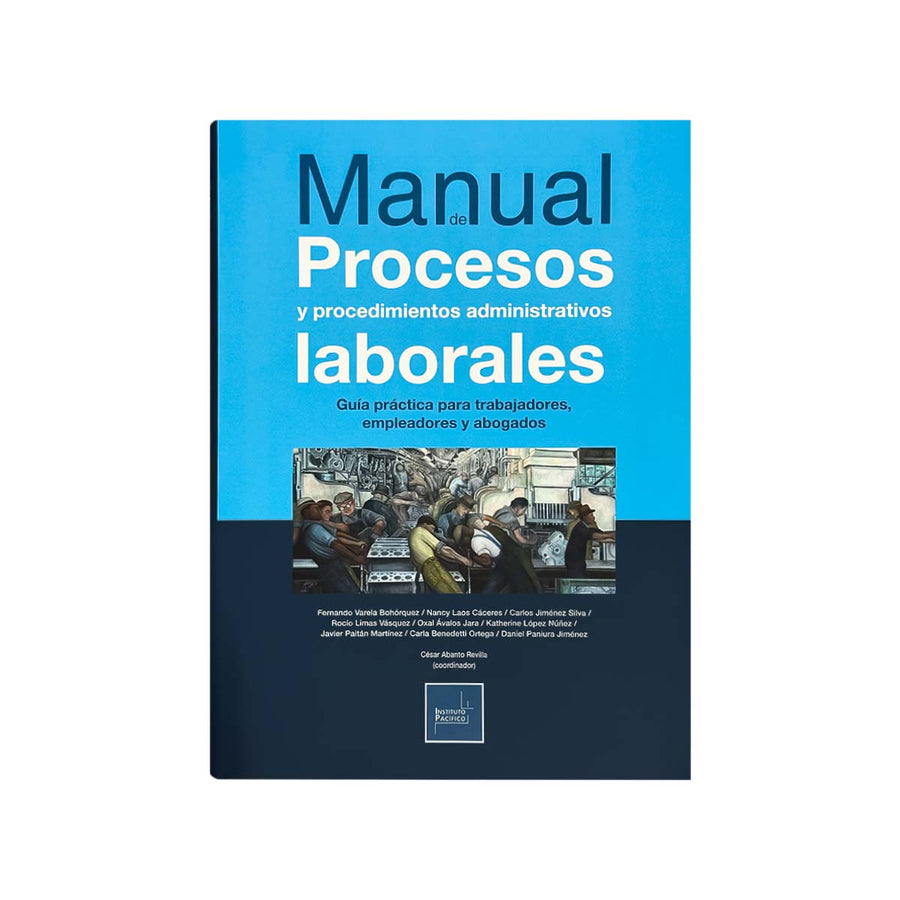 Cubierta del libro Manual de Procesos y Procedimientos Administrativos Laborales.