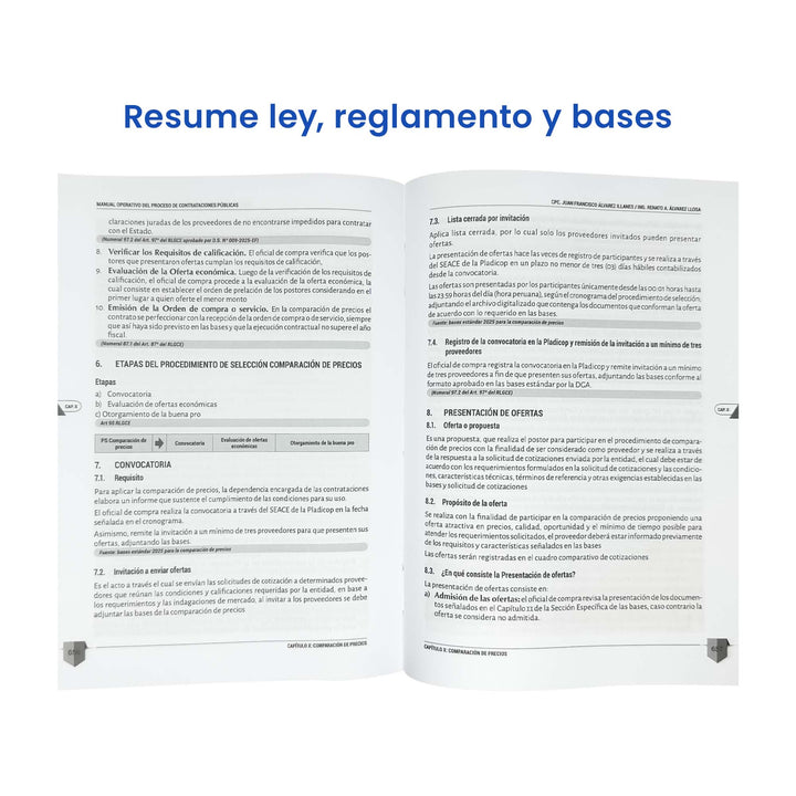 Manual Operativo de Contrataciones Públicas 2025: Comentarios, Casos Prácticos y Cuadros Explicativos