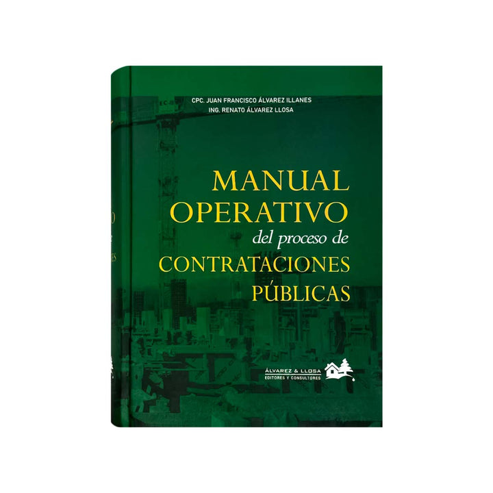 Cubierta del libro Manual Operativo del Proceso de Contrataciones Públicas. 