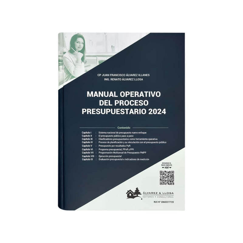 Cubierta del libro Manual Operativo del Proceso Presupuestario Actualizado..