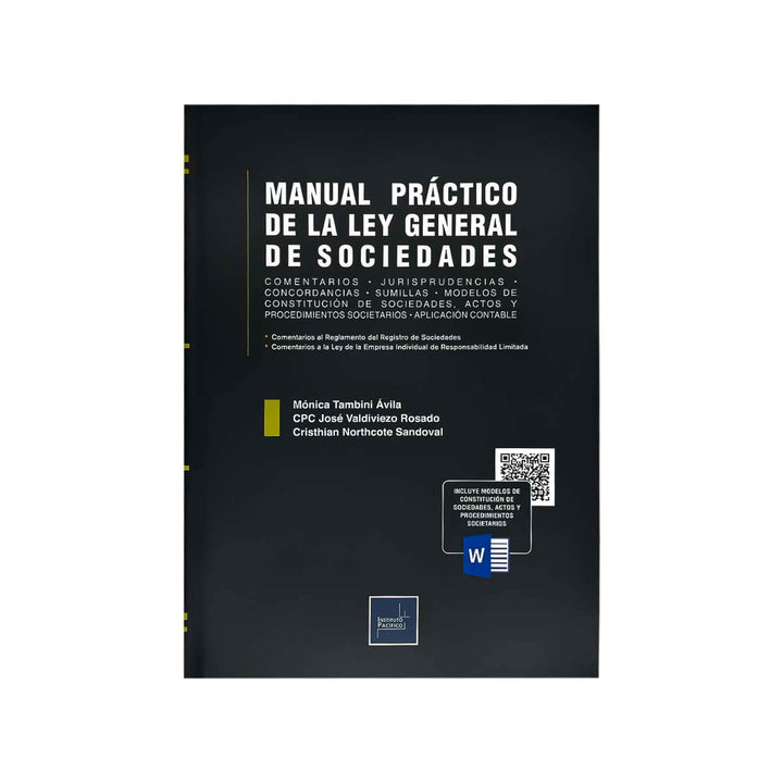 Cubierta del libro Manual Práctico de la Ley General de Sociedades.